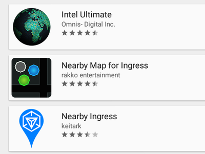 Androidのintel Map表示アプリ3つを比較 Ingress Dnaが支配する世界